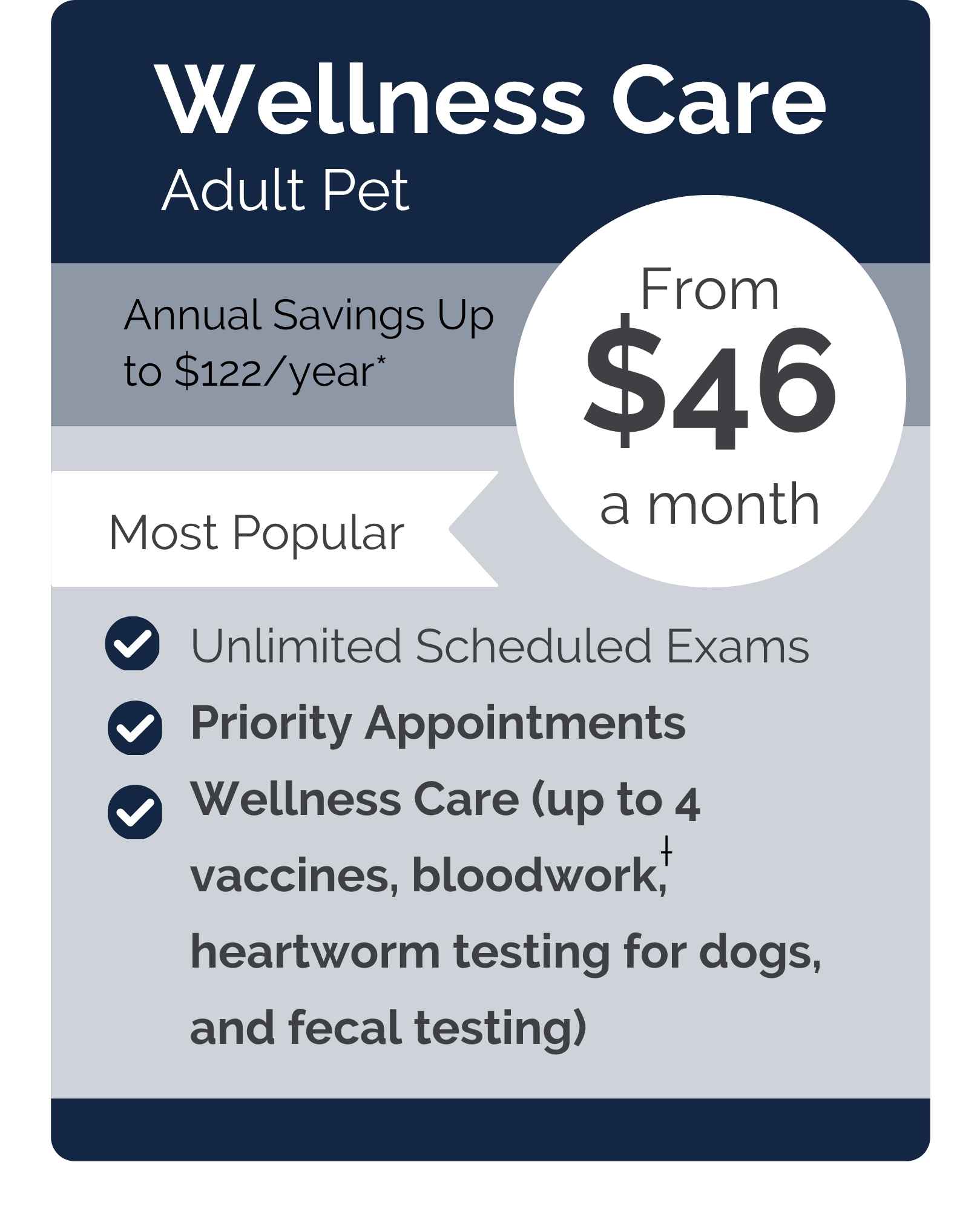 Oakview Vet Hosp VIPet Plan_pricing_Wellness